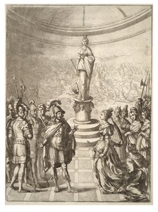 Dido y Eneas. Estado 5 de Wenceslaus Hollar